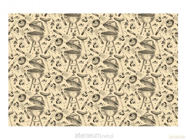 Obrus papierowy Grill 180x120 cm