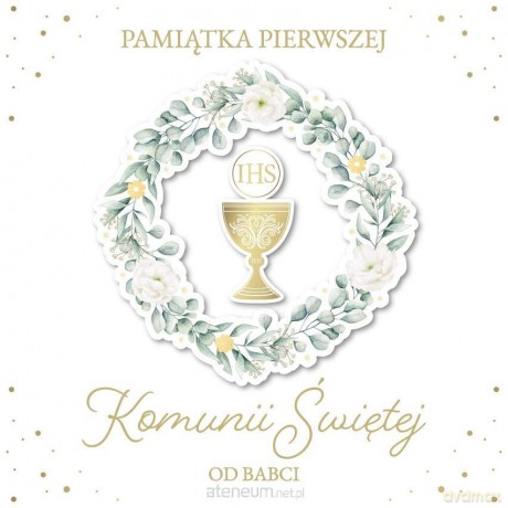 Pamiątka książeczka Komunia [KSIĄŻKA]