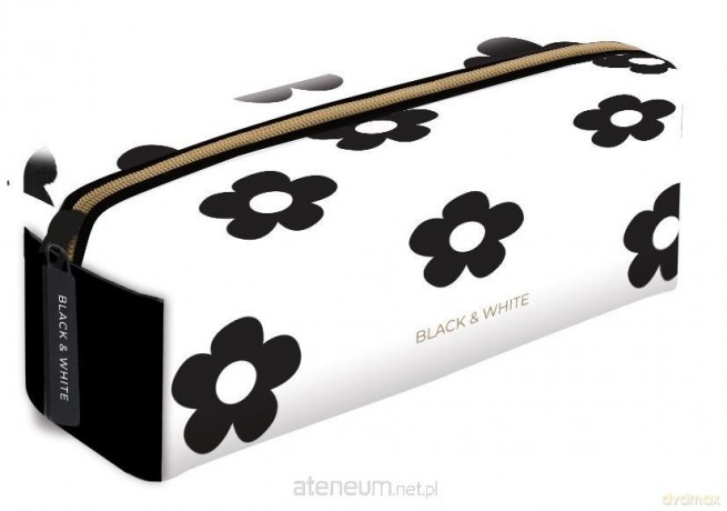 Piórnik Black&White Kwiaty