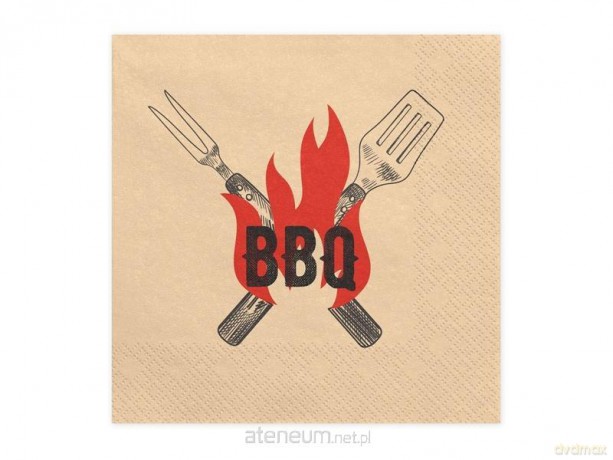 Serwetki BBQ, 33x33 cm 20szt