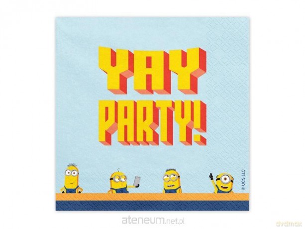 Serwetki Minionki 33x33 cm 20szt