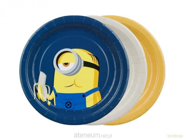 Talerzyki Minionki 18 cm 6szt