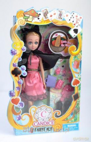 Lalka Candice Czerwony Kapturek 29 cm