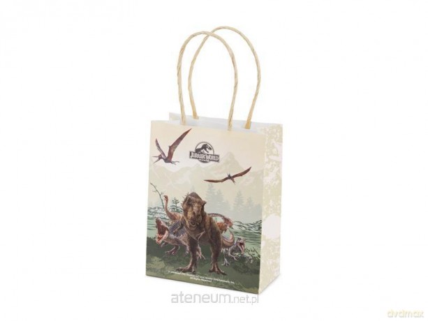 Torebki papierowe Jurassic World 12x15.5x6 6szt