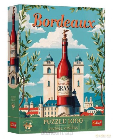 TREFL 1000 el. Premium Plus Bordeaux, Francja [PUZZLE]