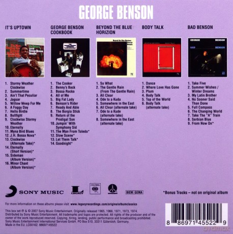 George Benson: Original Album Classics [BOX] [5CD]