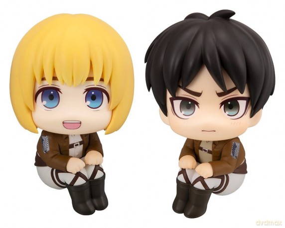 Attack on Titan Lookup PVC Figures 2-Pack Armin Arlert & Eren Yeager Grumpy Ver. 11 cm (with gift) [FIGURKA]