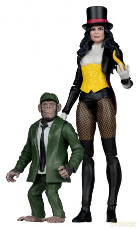 DC Multiverse McFarlane Action Figure Zatanna with Detective Chimp Collector Edition #53 18 cm [FIGURKA]