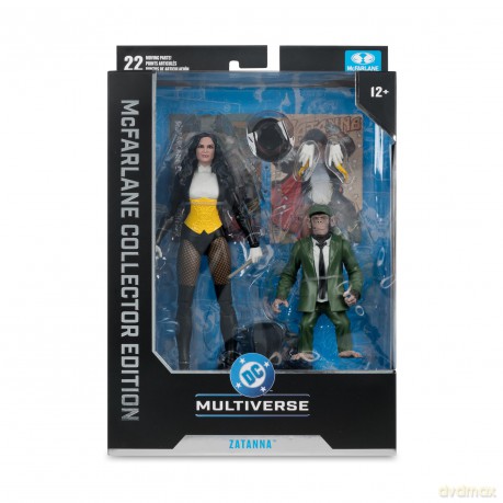DC Multiverse McFarlane Action Figure Zatanna with Detective Chimp Collector Edition #53 18 cm [FIGURKA]