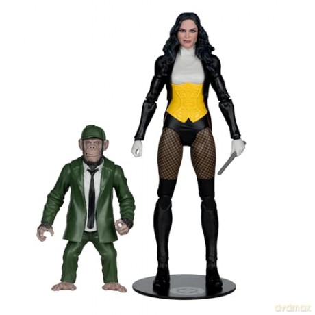 DC Multiverse McFarlane Action Figure Zatanna with Detective Chimp Collector Edition #53 18 cm [FIGURKA]