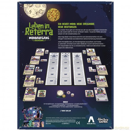 Leben in Reterra Board Game Expansion Mondaufgang German Version