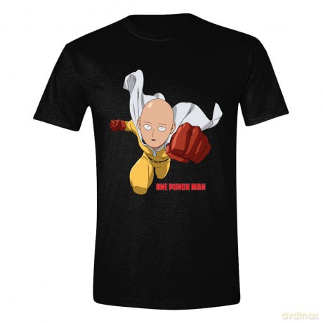 One Punch Man T-Shirt Flying Size L