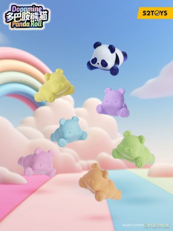 Panda Roll Blind Box Figures Assortment Dopamine Pandas 3 cm (6) [FIGURKA]