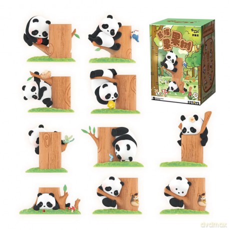 Panda Roll Blind Box Figures Assortment Fruit Tree Climbing 7 cm (8) [FIGURKA]