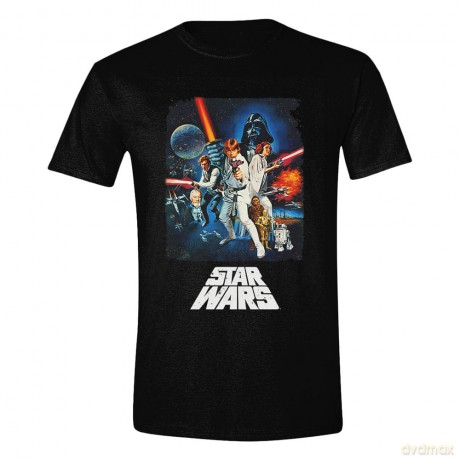 Star Wars A New Hope T-Shirt Retro Poster Size S