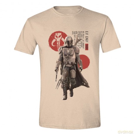 Star Wars The Mandalorian T-Shirt Mandalorian Script Size M