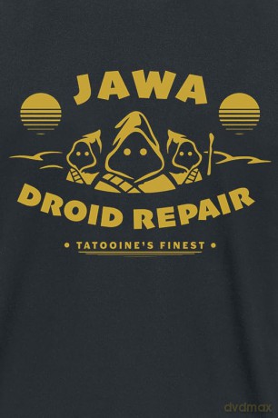 Star Wars T-Shirt Jawa Droid Repair Size L