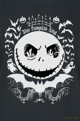 The Nightmare Before Christmas T-Shirt Jack Size XL