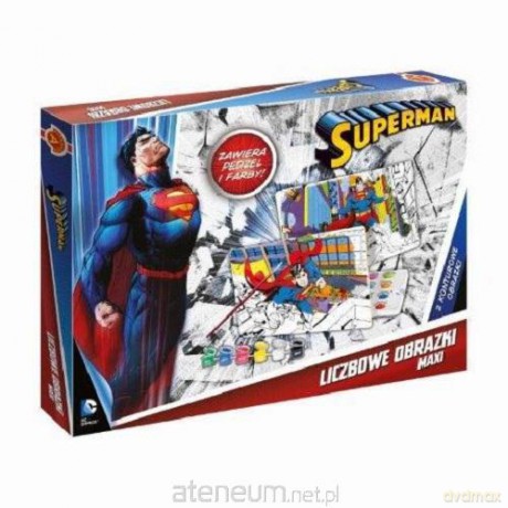 Liczbowe obrazki maxi - Superman