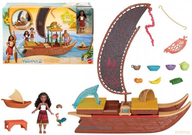 Figurki Disney Vaiana Wyprawa canoe [FIGURKA]