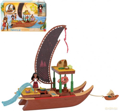 Figurki Disney Vaiana Wyprawa canoe [FIGURKA]