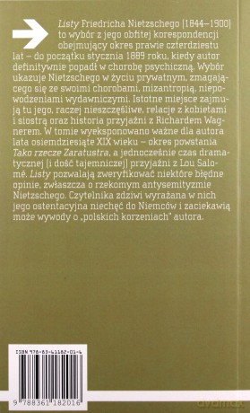 Listy - Friedrich Nietzsche [KSIĄŻKA]