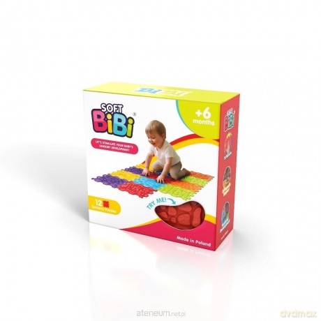 Mata sensoryczna Soft BiBi 12 el. [PUZZLE]