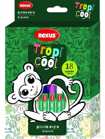 Pastele olejne 18 kolorów