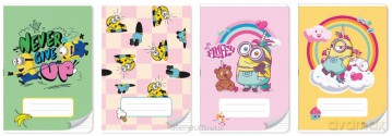 Zeszyt A5/32K Kolorowe trzy linie Minionki (10 szt)