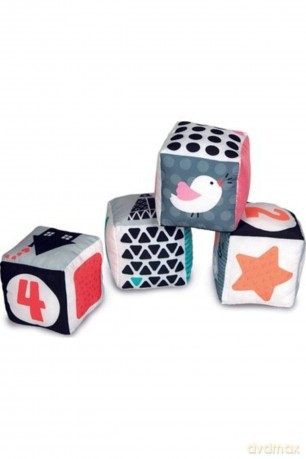 AS Baby Clementoni Baby Blocks Black White Cubes 100017321