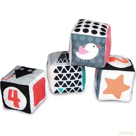 AS Baby Clementoni Baby Blocks Black White Cubes 100017321