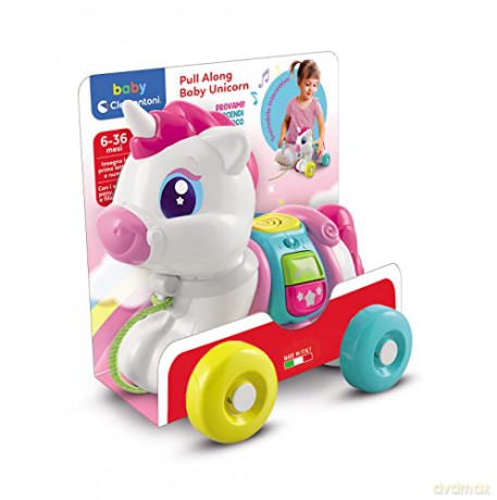 AS Baby Clementoni Pull Along Baby Unicorn 100017813