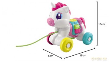 AS Baby Clementoni Pull Along Baby Unicorn 100017813