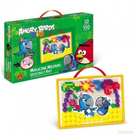 Magiczne mozaiki - Angry Birds Rio 550