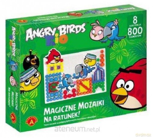 Magiczne mozaiki - Angry Birds Rio 800