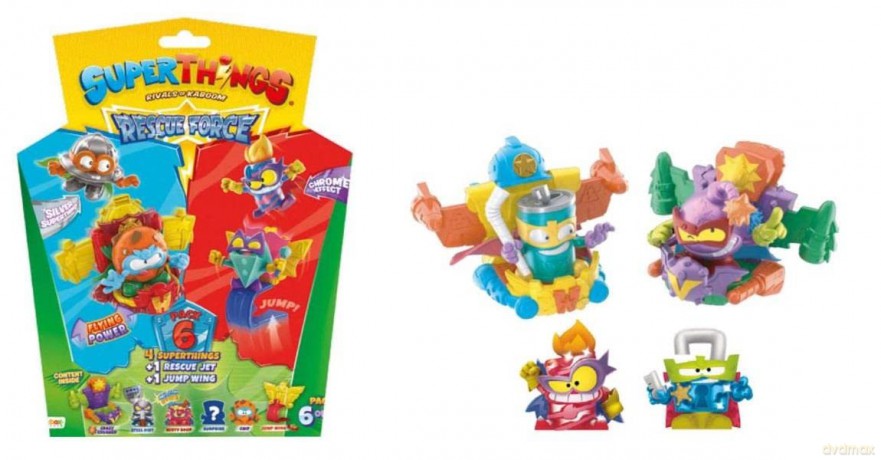 AS Superthings Rivals of Kaboom Rescue Force Blister 6 Figures Random 101361607