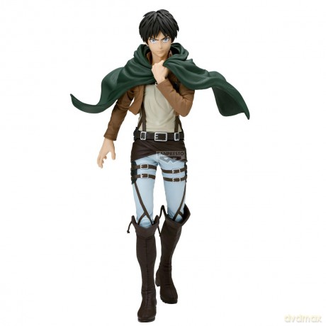 Banpresto Grandista Attack On Titan Eren Yeager Statue 28cm 29875