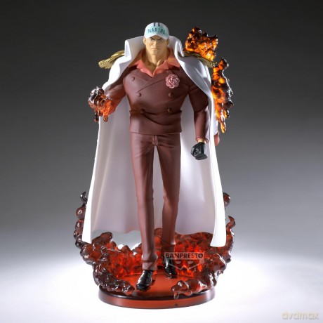 Banpresto The Shukko Logia One Piece Sakazuki Statue 19cm 29924