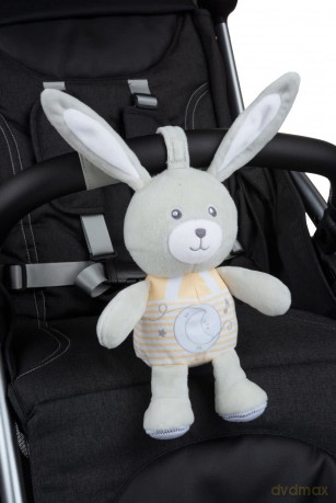 Chicco First Dreams Lullaby Stardust Bunny Nightlight Plush Y011112900