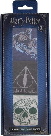 Cinereplicas Movies Harry Potter Deathly Hallows Socks Set of 3 CR1605