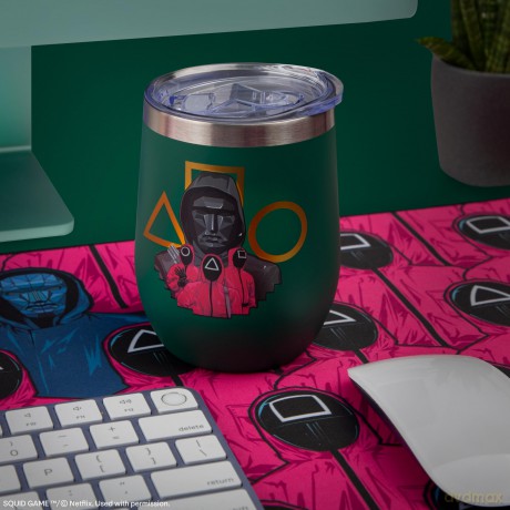 Cinereplicas TV Series Netflix Squid Game Squid Game Guards Stainless Travel Mug CR4341