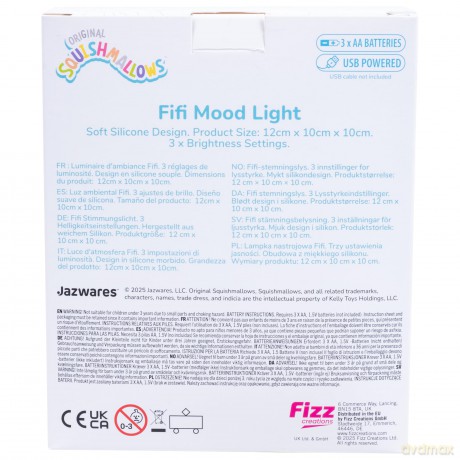 Fizz Squishmallows Fifi the Fox Mood Light 350059