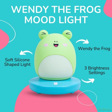 Fizz Squishmallows Wendy the Frog Mood Light 350062