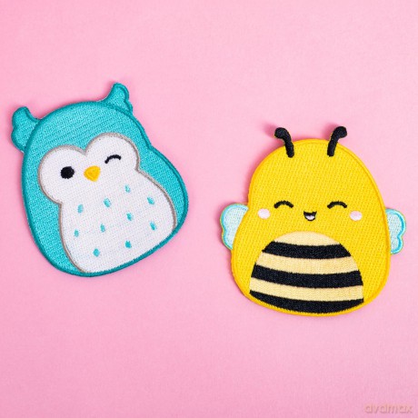 Fizz Squishmallows Winston Sunny Iron on Patches CDU 350155