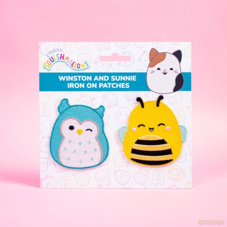 Fizz Squishmallows Winston Sunny Iron on Patches CDU 350155