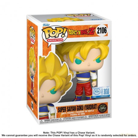 Funko Pop Animation Dragon Ball Z Goku Yardrat Special Edition 2106 Vinyl Figure