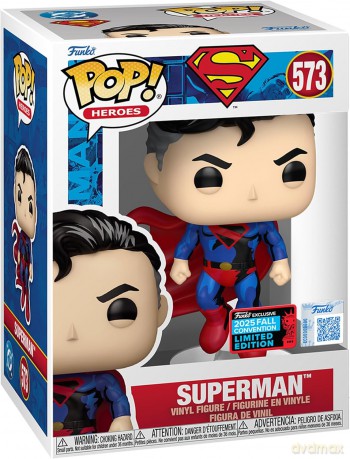 Funko Pop Heroes DC Superman Convention Special Edition 573 Vinyl Figure