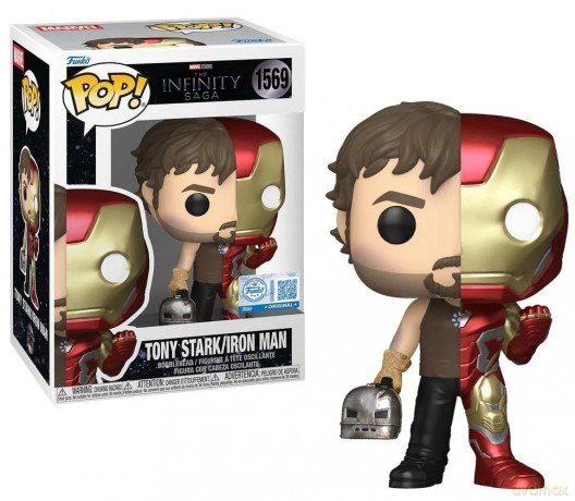 Funko Pop Marvel The Infinity Saga Iron Man Tony StarkIron Man Special Edition 1569 BobbleHead Vinyl Figure