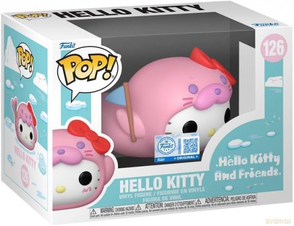 Funko Pop Sanrio Hello Kitty and Friends Hello Kitty Seal Pup Special Edition 126 Vinyl Figure