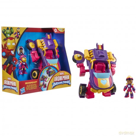 Hasbro Disney Jr Marvel Iron Man And His Awesome Friends Ironheart 2 in1 Mech Suit Vehicle G1476
